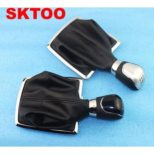 SKTOO Gear Shift Knob for Ford Focus 2009-2013 Shifting Gear Head Shifting Handball Manual gear shift lever boot