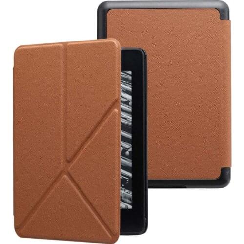 Foldable PU Leather Smart Case for Amazon Kindle Paperwhite4 2018 PQ94WIF with Stand Holder E-book Shell
