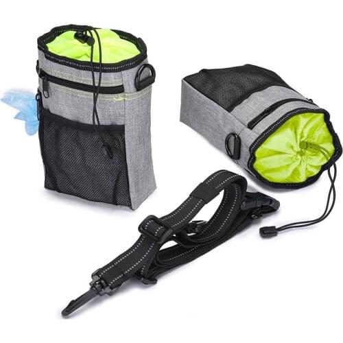 Dog snack bagDog training waist bag with waterproof built-in dog trainerDog outing snack bagMultifunctional dog bowl pet supplie