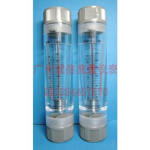 1.5 inch screw pipe type water meter / liquid flowmeter 6-60GPM 20-240LPM