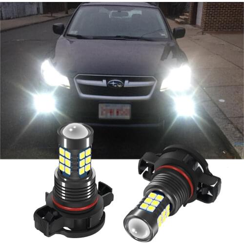 2PCS 9006 HB4 H16 EU 5202 H3 LED Fog Light Lamp Bulb Car Light For Subaru Forester WRX Outback Forester Legacy Tribeca Heritage