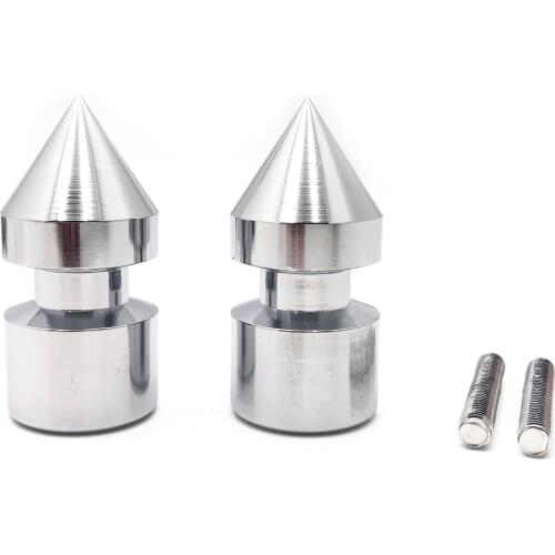 Aftermarket motorcycle partsSpike Swingarm Spools for Triumph Yamaha Aprilia Dorsoduro 750 Tuoo Triumph Daytona 675R CHROMED