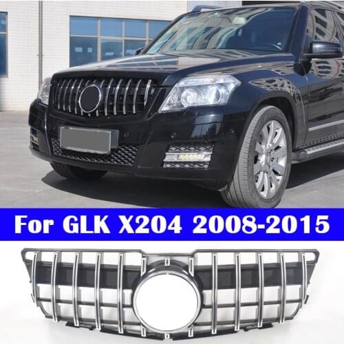 Car styling Middle grille ABS plastic Diamond GT front grille vertical bar For Mercedes-Benz GLK X204 2008-2015