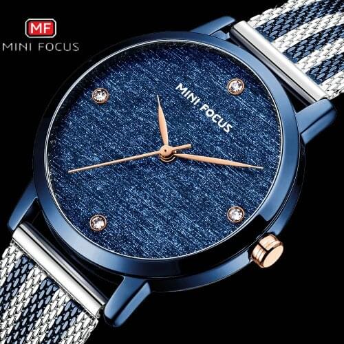 Quartz Women Watches Top Brand Luxury Ladies Wrist Watch Ultra Thin Mesh Strap Fashion Dress Simple relogio feminino MINI FOCUS