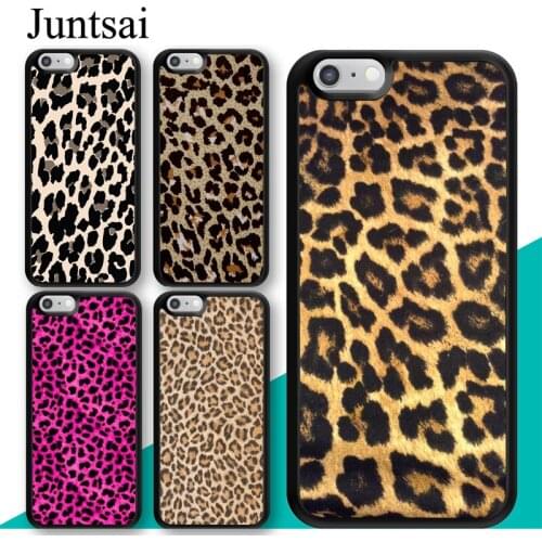 Leopard Print Cell Case For iphone 11 12 Pro Max mini XR XS MAX X 5S SE 2020 6S 7 8 Plus Cover Coque