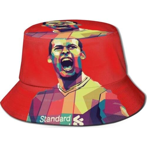 Virgil Van Dijk Unisex Fashion Women Men Breathable Bucket Hats Virgil Van Dijk Van Dijk Anfield Ywna Football Soccer