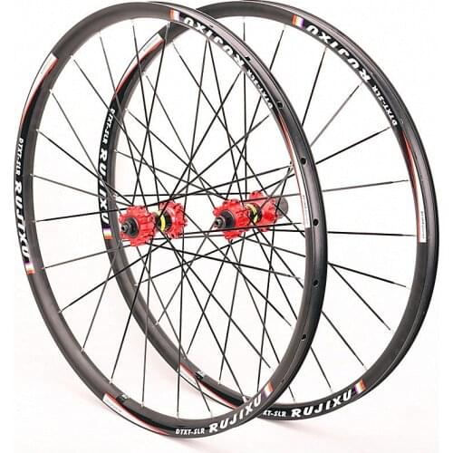 DTXT-SLR Mountain Bike Disc Brake Wheelset Bicycle Sealed Bearing Six Hole Rim Eccentric Circle 26 27.5 29 Inch Mtb Wheel Set