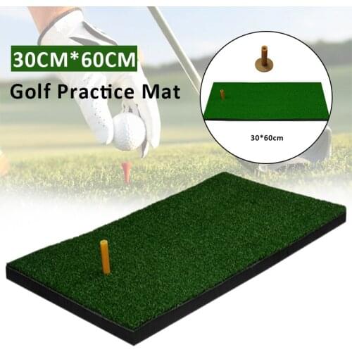 Golf Mat Golf Practice Hitting Mat Nylon Grass+ Foam Pad Golf Removable Tee Indoor Outdoor Mat Golf Training Accessories