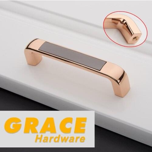 New Solid Fashion Handle Furniture Knob Cabinet Drawer Wardrobe Modern Handle (C.C.:96mm,L:105mm)