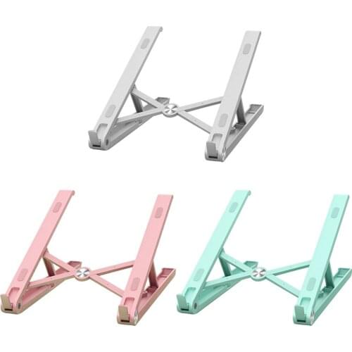 New D25 Laptop Holder Stand Support Riser Height Adjustable Foldable Portable Bracket Base for 11-17 inch Tablet Notebook PC