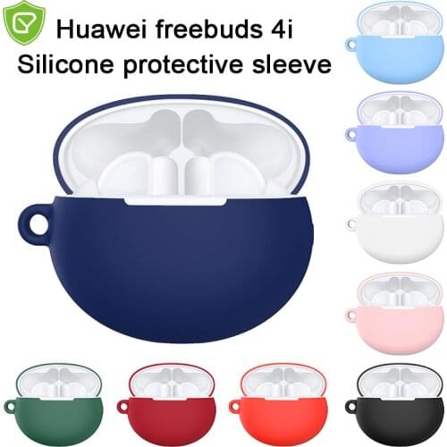 Original Silicone Case For Huawei FreeBuds 4i Cover Cases Multicolor Protective delicate Skin DropShipping