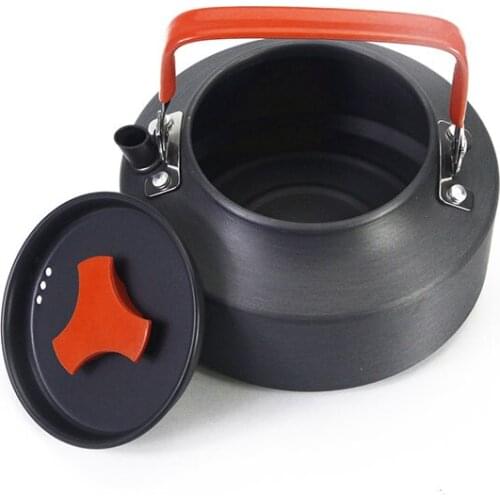 Widesea 1.1L Camping Kettle Coffee Kettle Camping Tableware Travel Tableware Outdoor Portable High Quality Picnic Set Tools