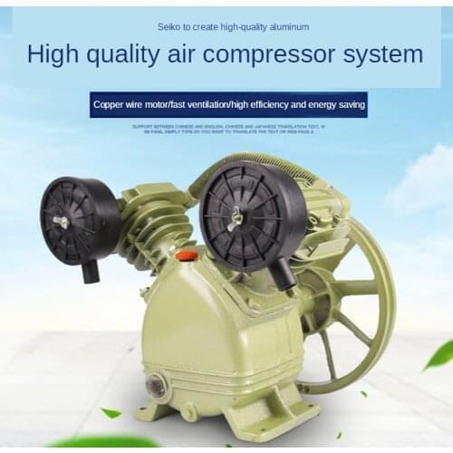 Piston industrial high pressure double cylinder air compressor pump head air compressor head air pump accessories