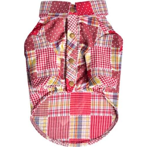 Dog Shirt Summer Pet Clothes Cotton Coat Poodle Pomeranian Bichon Schnauzer Pug French Bulldog Corgi Dog Clothing Dropshipping