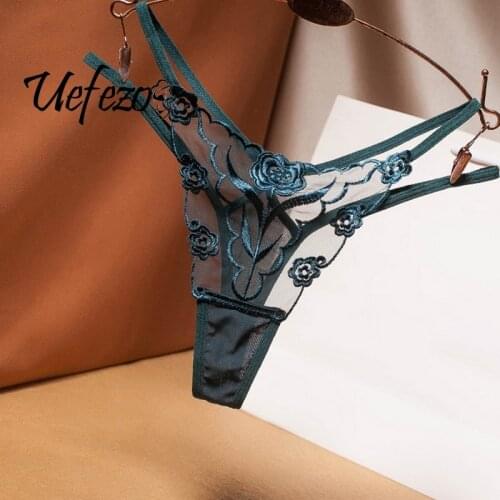 Sexy Women Lace Panties Underwear Thin Belt Thongs Low Waist G-String Hot Female String Low Waist Lady Lingerie Tanga