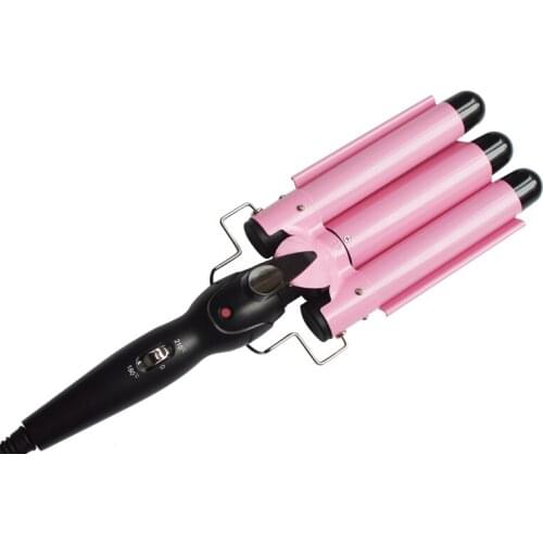 Hair Curler Hair Tools LCD Temperature Control Curling Iron Ceramic Triple Barrel Hair Styler Hair Waver Styling Tool Electric