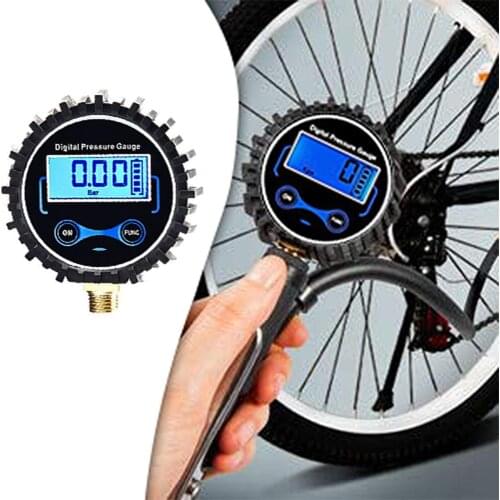 Tire Pressure Monitoring System Digital Tire Pressure Gauge Car Bike Motorcycle Tyre Tester Air PSI Meter 1/8NPT Car Accessories