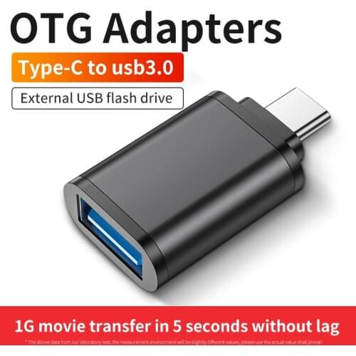 USB C OTG Adapter Fast USB To Type C Adapter for MacbookPro Samsung Xiaomi Huawei Mini USB Adapter Type-C OTG Cable Converter