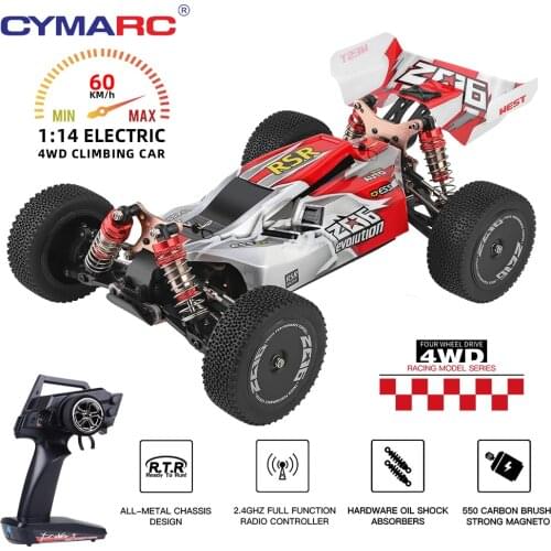 WLtoys 144001 2.4G Racing RC Car Competition 60 km/h Metal Chassis 4wd Remote Control Car RC Formula Car Remote Control Toys