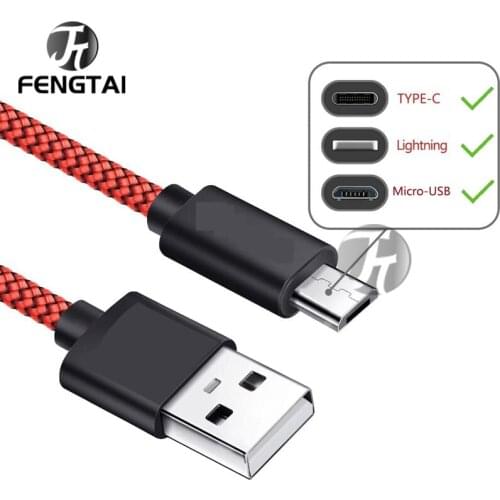 USB Charger Cable for IPhone 11 Cable for Micro usb Phone Type C Cable 3 in 1 Xiaomi Huawei Samsung Charger for IPad Cable