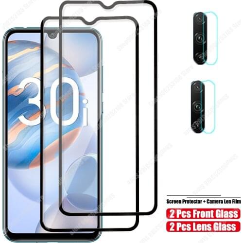 Camera Screen Protector For Huawei Honor 30i Protective Glass On Honor 30i Tempered Glass Safety Phone Front Film Honor30i