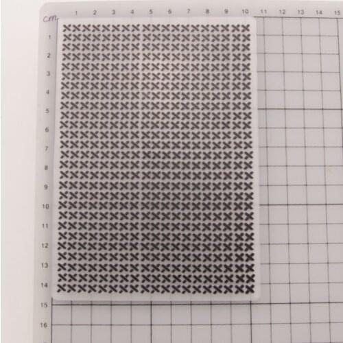 10.5*14.5CM Multiply Symbols Embossing Folders Plastic For Scrapbooking DIY Template Fondant Cake Photo Album Card Making