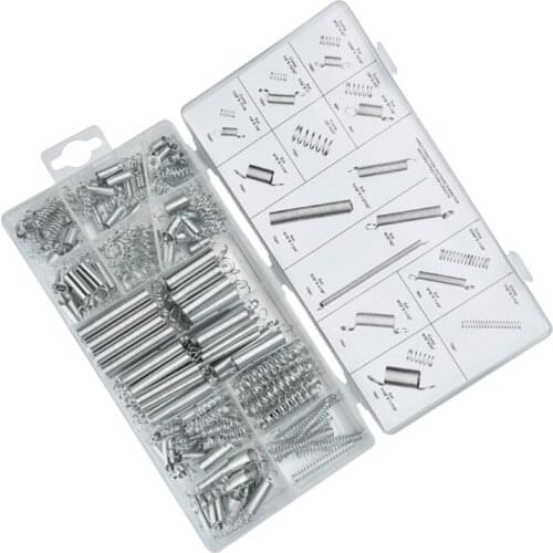 200 Pcs/Box Metal Springs Electrical Drum Extension Tension Spring Exerciser Kit 63HA