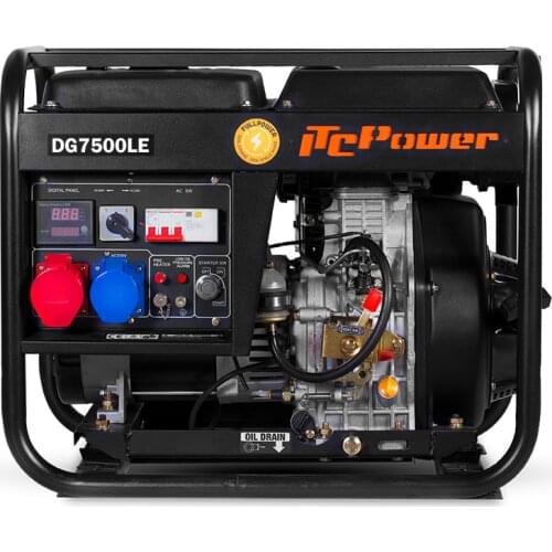5kw 5kva portable diesel generator open type with nice price