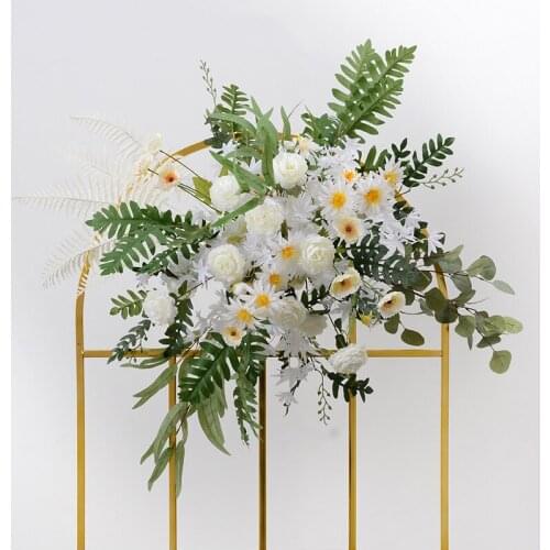 70cm Party Wedding Arch Decor Fake Flower Ball Window Artificial Flower Wall Hotel Wedding Decor Stage Background Flower Row