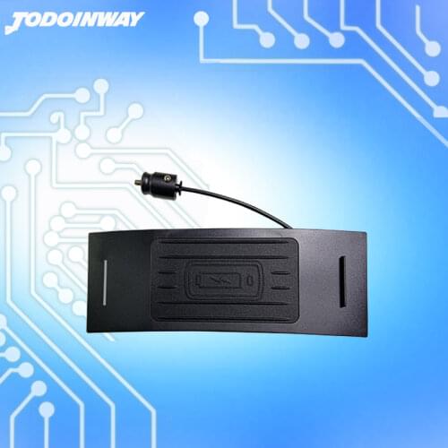 Car wireless charger for Audi A7 RS6 A6 C7 charging onboard center console insert lighter adapter for sumsung S20 charge plate