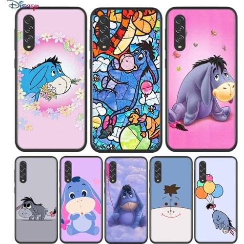 Black Soft Cute Baby Eeyor For Samsung Galaxy A90 A80 A70 A70S A60 A50 A40 A30 A30S A20S A20E A10 A10E Phone Case