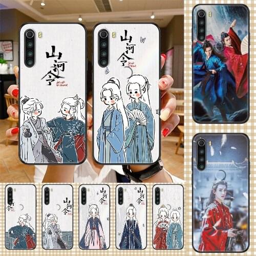 WORD OF HONOR Shan He Ling cartoon Phone case For Xiaomi Redmi Note 7 7A 8 8T 9 9A 9S 10 K30 Pro Ultra black pretty back trend