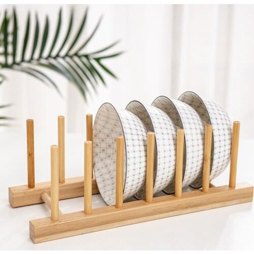 Wood Shelf Shelves For Kitchen Rack Dish Wooden Kitchen Accessories Tea Cup Holder Storage Drain Dish Chopping Board Rack