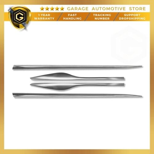 For Clio 4 Chrome Side Door Streamer 4 Piece 2012-2019 - HB-SW