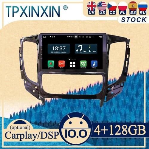 For Mitsubishi Triton L200 2015-2018 Android Car Stereo Car Radio with Screen2 DIN Radio DVD Player Car GPS Navigation Head Unit