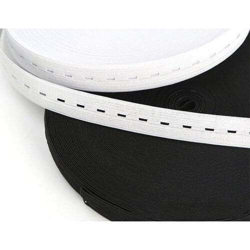 1.5/2/2.5cm Button Hole Elastic Band Pregnant Elastic Strap Ribbon Sewing Accessory Rubber Elastic Pants Waist Adjustable