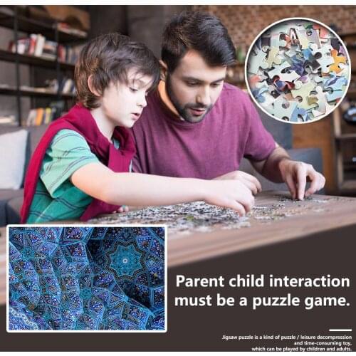 Puzzle Game Interesting Toys 1000 Pieces Paper Jigsaw Puzzles Novelty Wall Assembling Stress Relief Toy Craft