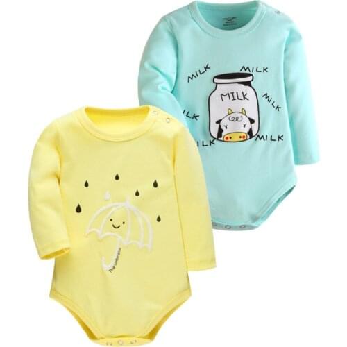 2 Pcs/lot New Fashion Baby Boys Clothes Body Cartoon Rompers Baby Romper Baby Clothing Newborn Baby Cothes Boy Girls Wear