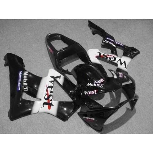 Km For CBR900RR 00 01 CBR 900RR 2000 2001 CBR900 RR 929 CBR 900 RR ABS Motorcycle Fairing Kit Black White