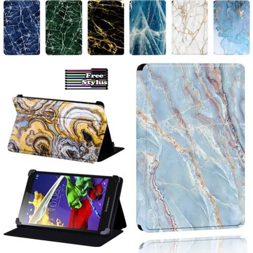 Folio Leather Stand Case Cover for Lenovo Tab 2 A7/ A8/ A10-70/ Tab 3 / Tab 4 Tablet Shockproof Foldable Protective Case