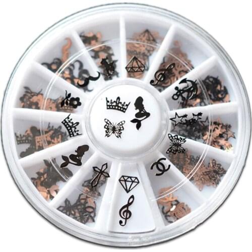 LF 1Pcs Mixed Metal Rhinestone For Nail Stickers Needlework FlatBack Scrapbooking Decoration DIY Embellishments Accessories