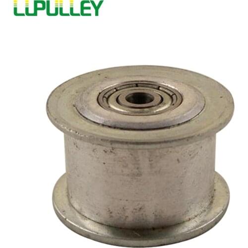 LUPULLEY 3M Idler Pulley 40T Synchronous Pulley Tensioner Wheel 5/6/7/8/10/12/15mm Bore with Bearing Guide Regulating Pulley