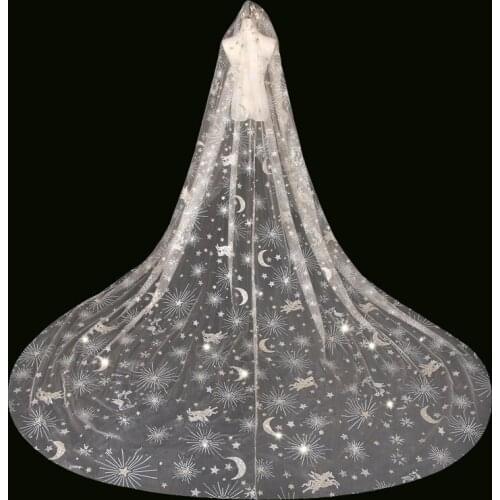 New Gorgeous 2019 3.5M White/Ivory Beautiful Cathedral Length Lace Edge Wedding Bridal Veil With Comb Wedding Accessories