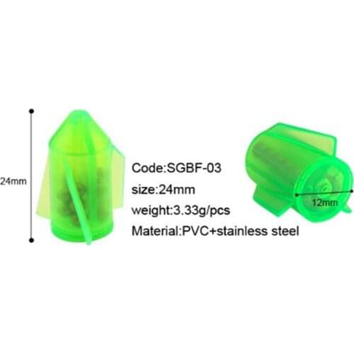 10pcs Fishing Line Rattles Inline Lure Rattles For Catfish Terminal Tackle 24mm Fishing Line Rattles High Quality Fishing Tools