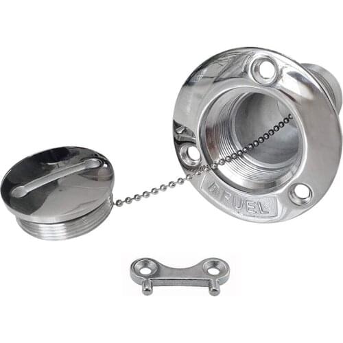 Marine Metal Deck Mirror Polished Stainless Steel Yacht Fuel Tank Filler Port