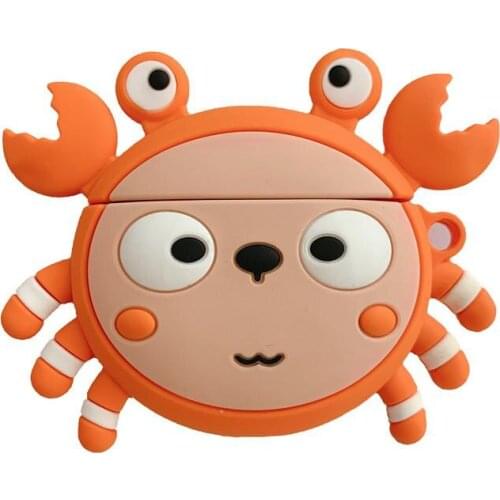 Kuulee For Airpods 1-2 Cute Cartoon Shape Anti Fall Dustproof Protective Cover with Hanging Hook