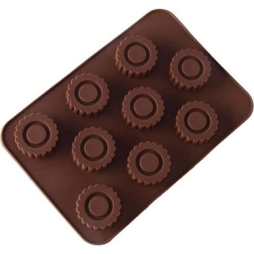 DIY Silicone Flower Shaped Silicone Cake Mold Ice Tray Mold Handmade Chocolate Turning Candy High Temperature Baking Model