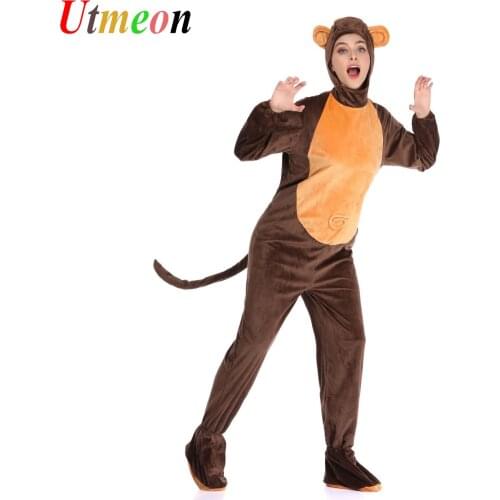 UTMEON Adult Jerry Mouse Mascots Costume Cosplay Animal Costumes for Halloween