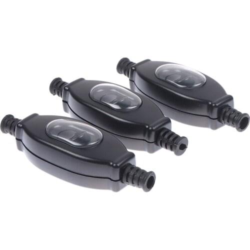 Waterproof in line switch cord switch round wire double cut switch Dust switch