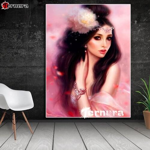 Diamond Embroidery Fantasy beautiful woman 5D Diamond Painting Cross Stitch Full Square Drill Cross Stitch Rhinestone Mosaic art
